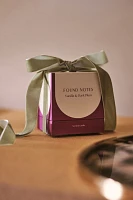 Found Notes Fruity Vanilla & Dark Plum Boxed Candle