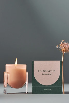 Found Notes Floral Rose & Oud Boxed Candle