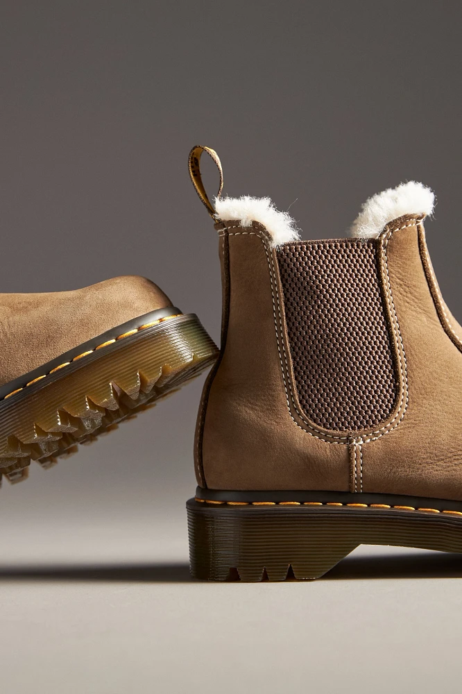Dr. Martens 2976 Leonor Faux-Fur Lined Chelsea Boots