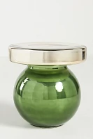 Noelle Round Glass Side Table