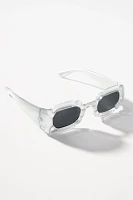 I-SEA Iridescent Captured Rectangle Sunglasses