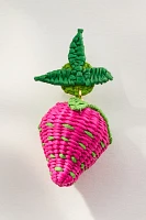 Neely Phelan Rattan Strawberry Drop Earrings