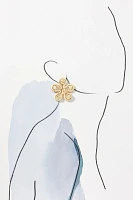 Neely Phelan Rattan Natural Flower Earrings