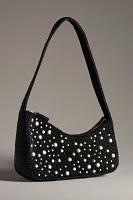 Asymmetric Beaded Shoulder Bag