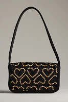 The Fiona Shoulder Bag: Studded Heart Edition