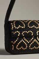 The Fiona Shoulder Bag: Studded Heart Edition