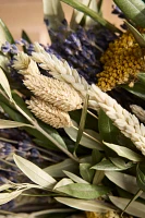 Dried Lavender, Yarrow + Olive Wreath