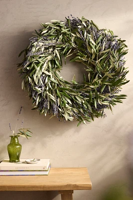 Fresh Lavender + Olive Wreath