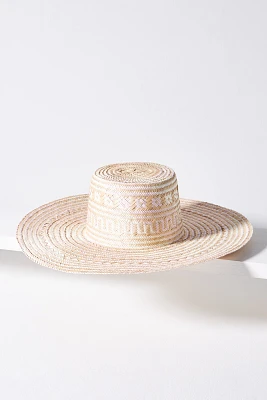 Washein Seashell Boater Hat