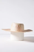 Washein Seashell Boater Hat