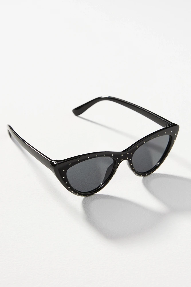 Studded Cat-Eye Sunglasses