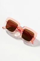 Ombre Oversized Square Sunglasses