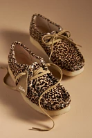 Clarks Wallabee Leopard Flats