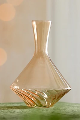 Amber Swirl Decanter