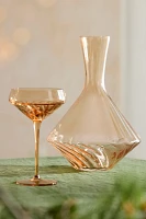 Amber Swirl Decanter