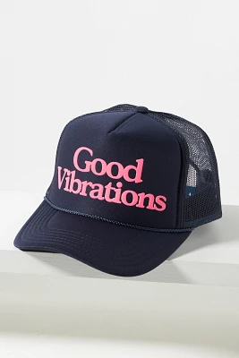 Ascot + Hart Good Vibrations Trucker Hat