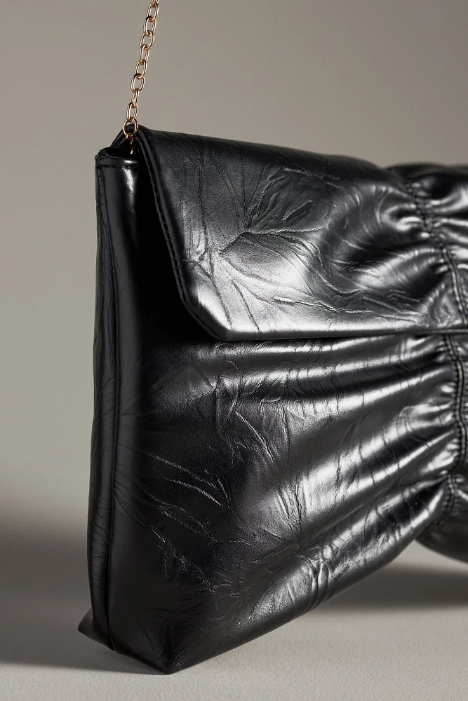 Scrunched Envelope Clutch