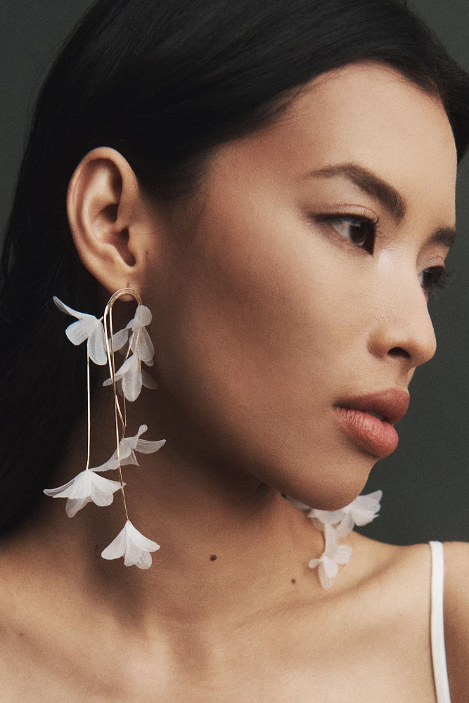 Flower Drop Earrings