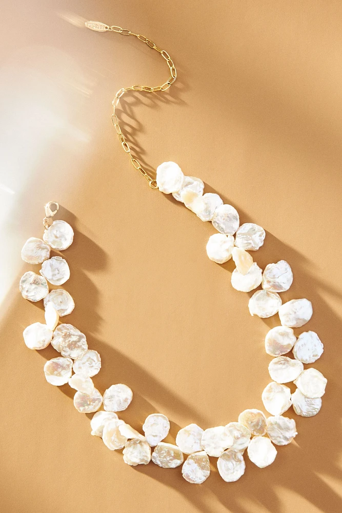 Petal Keshi Pearl Necklace