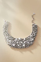 Pearl & Rhinestone Collar Necklace