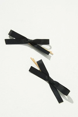 Room Shop Grosgrain Bow Bobby Pins, Set of 2