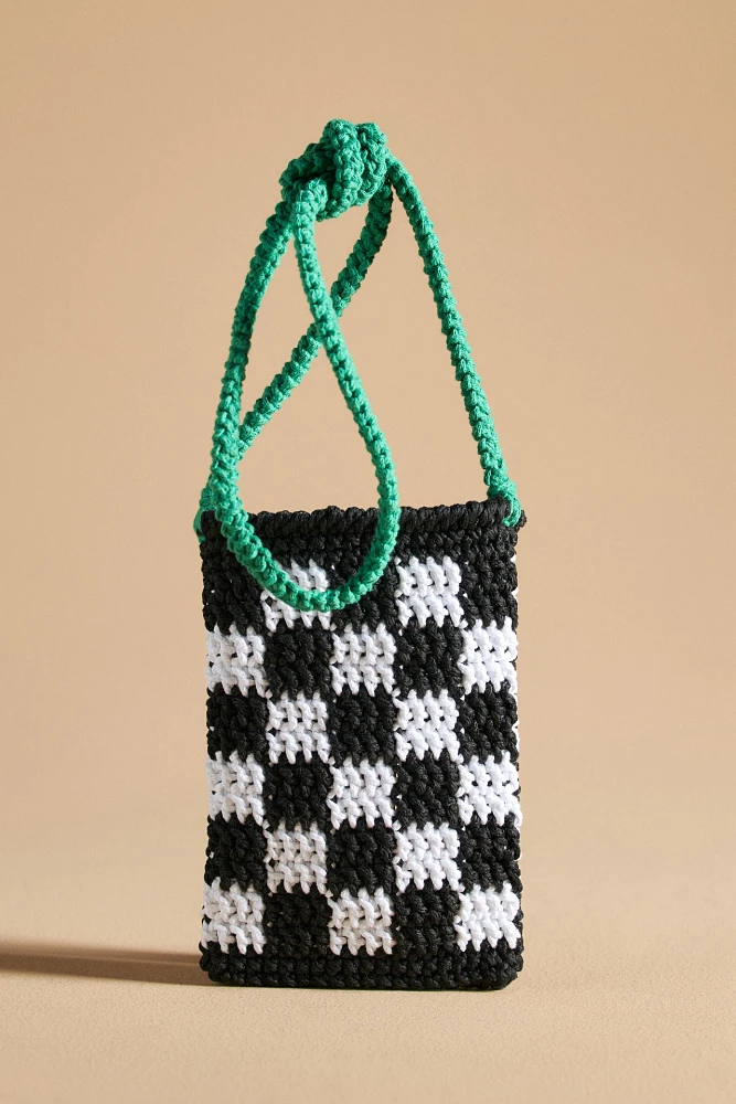 Maison Irem Crochet Phone Baggy Bag