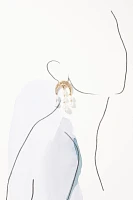 Half-Moon Pearl Drop Earrings