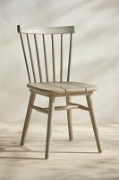 Windsor Teak Side Chairs, Set of 2