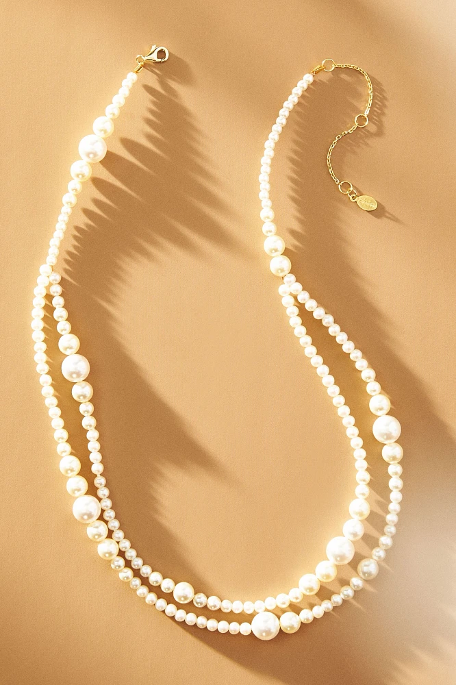 Shashi Elsa Pearl Necklace