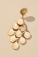 Shell Scallop Drop Earrings