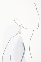 Shell Huggie Drop Earrings