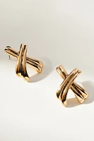 Crisscross Post Earrings