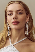 BHLDN x Serefina Pearl Cluster Drop Earrings