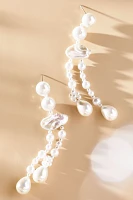 BHLDN x Serefina Pearl Cluster Drop Earrings