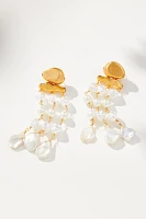 Statement Pearl Drop Earrings