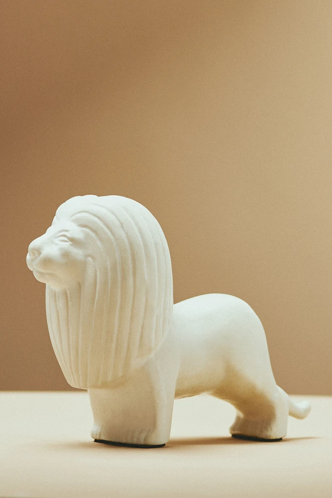 White Lion Decorative Object