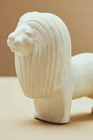 White Lion Decorative Object