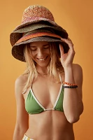 By Anthropologie Straw Bucket Hat