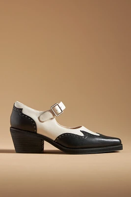 Intentionally Blank Buckle Heels