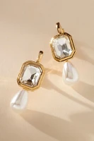 Crystal & Pearl Drop Earrings