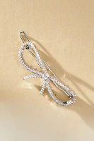 Rhinestone Bow Hair Clip