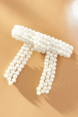 Pearl Bow Barrette