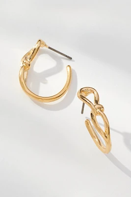 Looped Mini Hoop Earrings