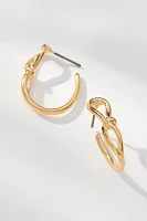 Looped Mini Hoop Earrings