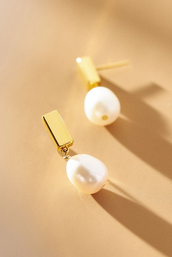 Saint Valentine Relic Pearl Drop Earrings