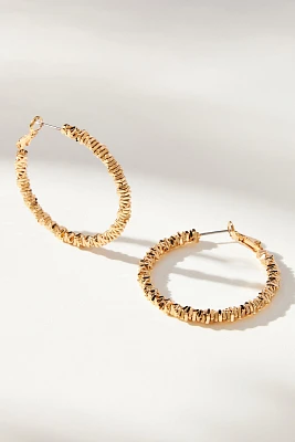 Metallic Hoop Earrings