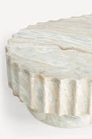 Jolie Oval 44" Marble Coffee Table