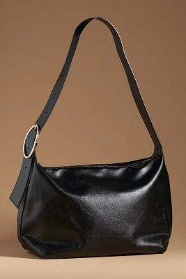 Round Buckle Slouchy Bag