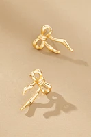 Thick Bow Post Earrings