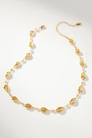 Crystal Puka Shell Necklace